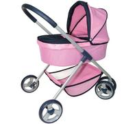WDK PARTNER - A1101968 - Poupées et mini-poupées - Landau pour poupée avec roues pivotantes