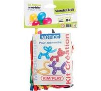 WDK PARTNER - A1300469 - JEU DE PLEIN AIR - 24 BALLONS MODELAGE + POMPE G
