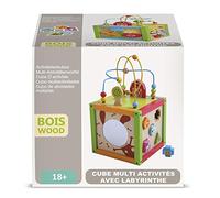 Cubes en bois Multi activités Labyrinth 20 cm