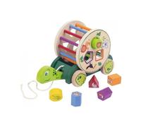 Tortue en bois avec 8 formes multicolore TU