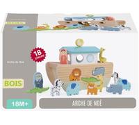 Wdk Partner - A2302375 - Arche De Noé 26Cm en Bois - Multicolore