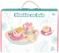 Wdk Partner- A2302382 - Dinette en Bois 10 Pièces - Multicolore