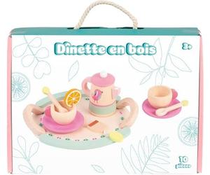 Wdk Partner- A2302382 - Dinette en Bois 10 Pièces - Multicolore