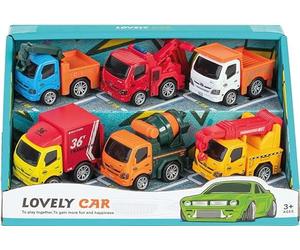 WDK PARTNER - A2502302 - Collection de 6 Véhicules en Métal