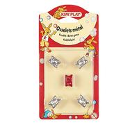 WDK PARTNER - A9600049 - Jeux de société - 5 osselets métal