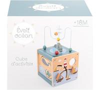 Wdk Partner Cube Bois ACTIVITES Ocean 18CM