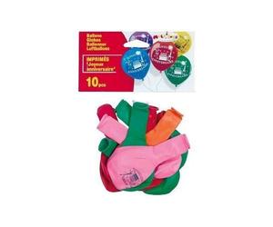 Wdk Partner - Dã¿Â©Corations - 10 Ballons Imprimã¿Â©S Joyeux Anniversaire