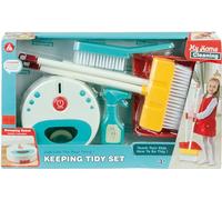 WDK PARTNER Set de Menage avec Robot Aspirateur - Jouet d'imitation