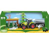 WDK PARTNER Set Ferme avec Tracteur Son et lumière - Modèle Choisi aléatoirement