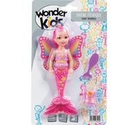 Wdk Partner Sirène Papillon 16CM avec Accessoires - Modèle Selon Disponibilité