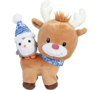 WDK Peluche Renne et Pingouin 24 cm