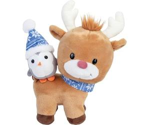 WDK Peluche Renne et Pingouin 24 cm