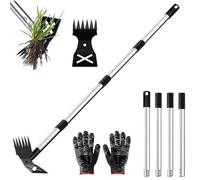 WDKXCN Desherbeur Manuel, Nouvel Outil De Désherbage, Durable Extracteur De Mauvaises avec Long Manche, 2 en 1 Outils Jardin À Main pour Désherber Les Cours Et Les Jardins