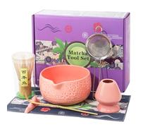 Wdmiya Matcha Set, 7 Pièces Japonais Matcha Tea Set avec Balai à Matcha