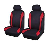 WDMNAO 1 Paire Housses de Siège Avant de Voiture pour Nissan NV200 (2009+), Couverture de Siège Avant de Voiture en Polyester Transpirable, Voiture Interieur Accessoires,A-Red