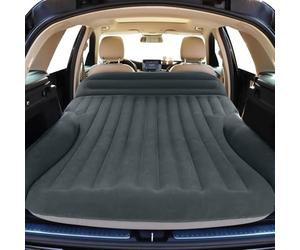 WDMNAO Matelas Gonflable de Voiture pour Citroen DS3 (2010-2016), Matelas d'air de Voiture Portable, Lit de Voyage Gonflable Confortable et Durable,A-Black