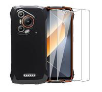 WDMYLFTW Coque pour Blackview BL7000 Cover + 2 Pièces Verre trempé écran Film Protecteur - Silicone Bumper Transparent TPU Souple Housse Étui Protection Case (Black)