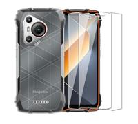 WDMYLFTW Coque pour Blackview BL7000 Cover + 2 Pièces Verre trempé écran Film Protecteur - Silicone Bumper Transparent TPU Souple Housse Étui Protection Case (Clear)