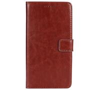 WDMYLFTW Coque pour Blackview Wave 6C Housse, Antichoc Flip Bumper Rabat Étui de Protection Cuir PU Porte Carte Pochette de Portefeuille Case Cover Etui (Marron)