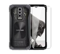 WDMYLFTW Coque pour Doogee Blade 10 Pro Cover + 1 Pièce Verre trempé écran Film Protecteur - Silicone Bumper Transparent TPU Souple Housse Étui Protection Case (Clear)