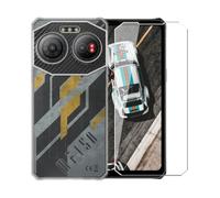 WDMYLFTW Coque pour IIIF150 Air3 Cover + 1 Pièce Verre trempé écran Film Protecteur - Silicone Bumper Transparent TPU Souple Housse Étui Protection Case (Clear)