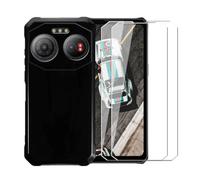 WDMYLFTW Coque pour IIIF150 Air3 Cover + 2 Pièces Verre trempé écran Film Protecteur - Silicone Bumper Transparent TPU Souple Housse Étui Protection Case (Black)
