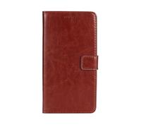 WDMYLFTW Coque pour Oukitel WP28E Housse, Antichoc Flip Bumper Rabat Étui de Protection Cuir PU Porte Carte Pochette de Portefeuille Case Cover Etui (Marron)