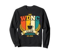 WDNC Club Member Crest We Do Not Care Drôle Rétro Élégant Sweatshirt