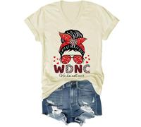 WDNC Club T-shirt We Do Not Care Club Merchandise, We Do Not Care Clubs Chemises pour femme et homme, Jaune crème (col en V), L