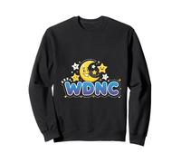 WDNC Moon and Stars We Do Not Care Sarcastic Club Sweatshirt