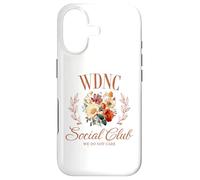 WDNC We Do Not Care Club Cadeau pour Femme Ménopause bouffées de Chaleur Coque pour iPhone 17