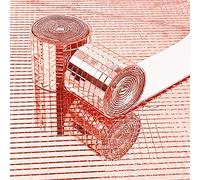 WDragon Lot de 3200 rouleaux de 2 rouleaux de carreaux de mosaïque autocollants en verre véritable or rose pour travaux manuels, 5 mm x 5 mm