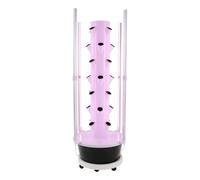 WDRENTOOL Tour hydroponique, système hydroponique avec éclairage LED, tour de plantation verticale pour 28 plantes, économie d'eau, avec pompe et minuterie, pour balcon, jardin, intérieur