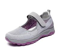 WDRHC Femmes Chaussures d'infirmière Confortables Chaussures de Marche Semelle antidérapante Chaussures de Sport Cadeau Sneaker décontracté Chaussures De Sport Eté Légères Gris