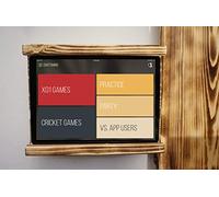 WDS Darts Sports Support de tablette pour entourage de cible de fléchettes en bois pour remplacement/remplacement (aspect brûlé (flammé), universel : tablettes jusqu'à 25 cm)