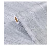 WDSBZNB Film Adhesif Pour Meuble Papier peint auto-adhésif for rénovation de meubles, autocollants cuisine, Film autocollant imperméable et résistant à l'huile, Imitation Grain bois(Grey oak,30cmx3m)