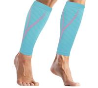 WDSBZNB Manchon Compression Mollet Manchon de compression for mollet, chaussettes sans pieds for hommes et femmes, soutien soulagement des douleurs aux jambes tibias chez les coureurs(Pink,XXXL)