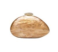 WDSBZNB Pochette Femme Soiree Sacs de soirée à bandoulière, forme spéciale, sacs main mariage, pochettes tendance, sac, coque, portefeuilles élégants for femmes(C-97 brown)