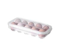 WDSBZNB Rangement Frigo Boîte de rangement d'œufs à grille 10/18, plateau œufs avec couvercle, réfrigérateur cuisine, boîte, support chute, boîtes au, organisateur(10 Grids)