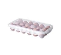 WDSBZNB Rangement Frigo Boîte de rangement d'œufs à grille 10/18, plateau œufs avec couvercle, réfrigérateur cuisine, boîte, support chute, boîtes au, organisateur(18 Grids)