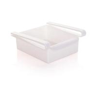WDSBZNB Rangement Frigo Boîte de rangement for réfrigérateur cuisine, tiroir coulissant for, organisateur transparent congélateur, support for, gain d'espace, accessoires(White)