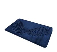 WDSBZNB Tapis De Bain Tapis de Salle de Bain Absorbant antidérapant en Coton à mémoire de Forme for Salon, Chambre à Coucher, Cuisine, Maison(Blue,60x90cm)