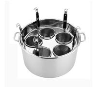 WDSOPK 3/4/5 Holes Pasta Cooking Tool with Insert Strainer Baskets for Pasta, Noodle, Dumplings, Soup,5 Holes(5 Holes)