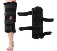 WDSOPK Attelle de genou pour fractures du genou - Immobilisation complète de la jambe - Soutien rigide confortable (L A)