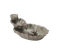 WDSOPK Brûleur D'Encens À Refoulement en Céramique Fait À La Main, Porte-Encens en Forme De Cascade, pour Bureau, Yoga, Salon De Thé, Méditation, Décoration D'Intérieu