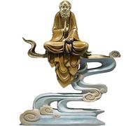 WDSOPK Buddha Sculpture Copper Statue Figurine Desk Decor Ornaments Crafts Home Living Room Zen Decoration Birthday Gifts