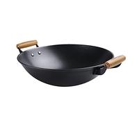 WDSOPK Cast Iron Frying Pan For Home Use, Suitable For Restaurants, Units, Canteens, Five-Star Hotels, Street Kitchens, Rural And Urban Families, Diameter 36 Cm