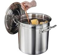 WDSOPK Commercial Grade Stainless Steel Stockpot - Induction-Compatible Soup Pot for Boiling Seafood, Crawfish, and Crab - Versatile for All Heat Sources(50Cm)