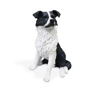 WDSOPK Dog Doll Model, Shepherd Dog Sculpture Statue Simulation Dog Animal Car Home Decoration Crafts Resin Collection Gift