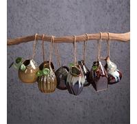 WDSOPK Ensemble De 8 Petits Vases À Bourgeons, Vases Rustiques en Céramique pour Une Seule Fleur, Vases Floraux De Style Campagnard en Gros pour Salon, Maison, Étagère